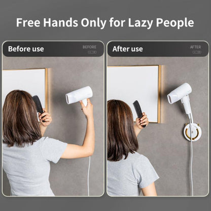 Wall Mount Hair Dryer Organizer Holder