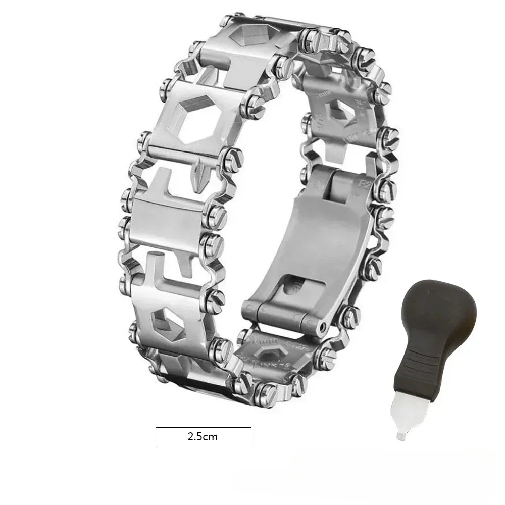 Tactical Steel Survival Wristband