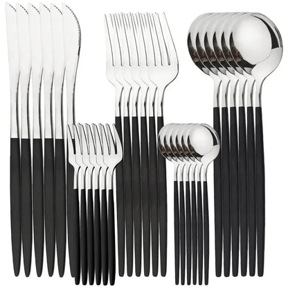 Elegant Premium 24K Gold Flatware Set