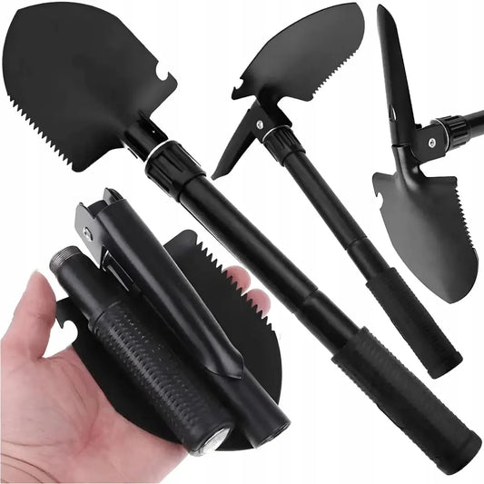 Portable 4-in-1 Stainless Steel Folding Shovel Set - Fesara