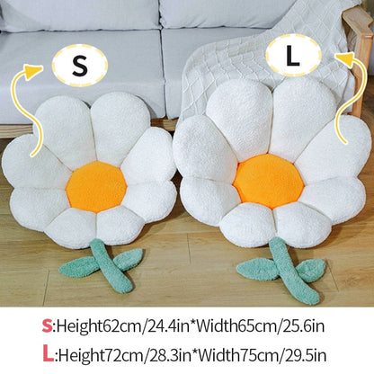 Comfortable Floral Sunflower Chair Cushion