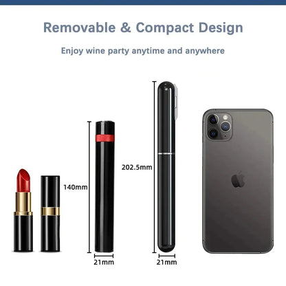 Quick 2-in-1 Wine Bottle Air Pump Opener