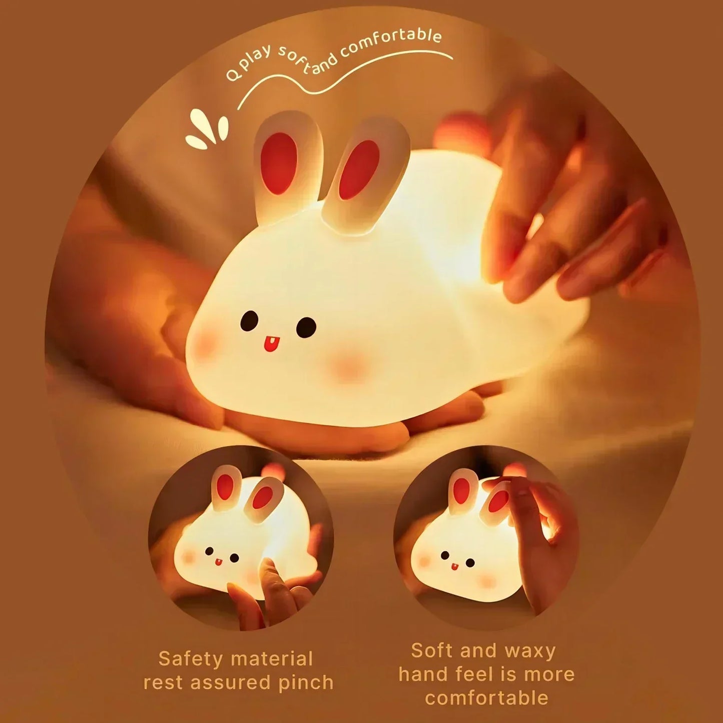 Calming Soft LED Bedside Lamp - Fesara