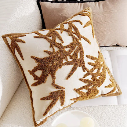 Stylish Embroidered Horse Print Throw Pillow for Home