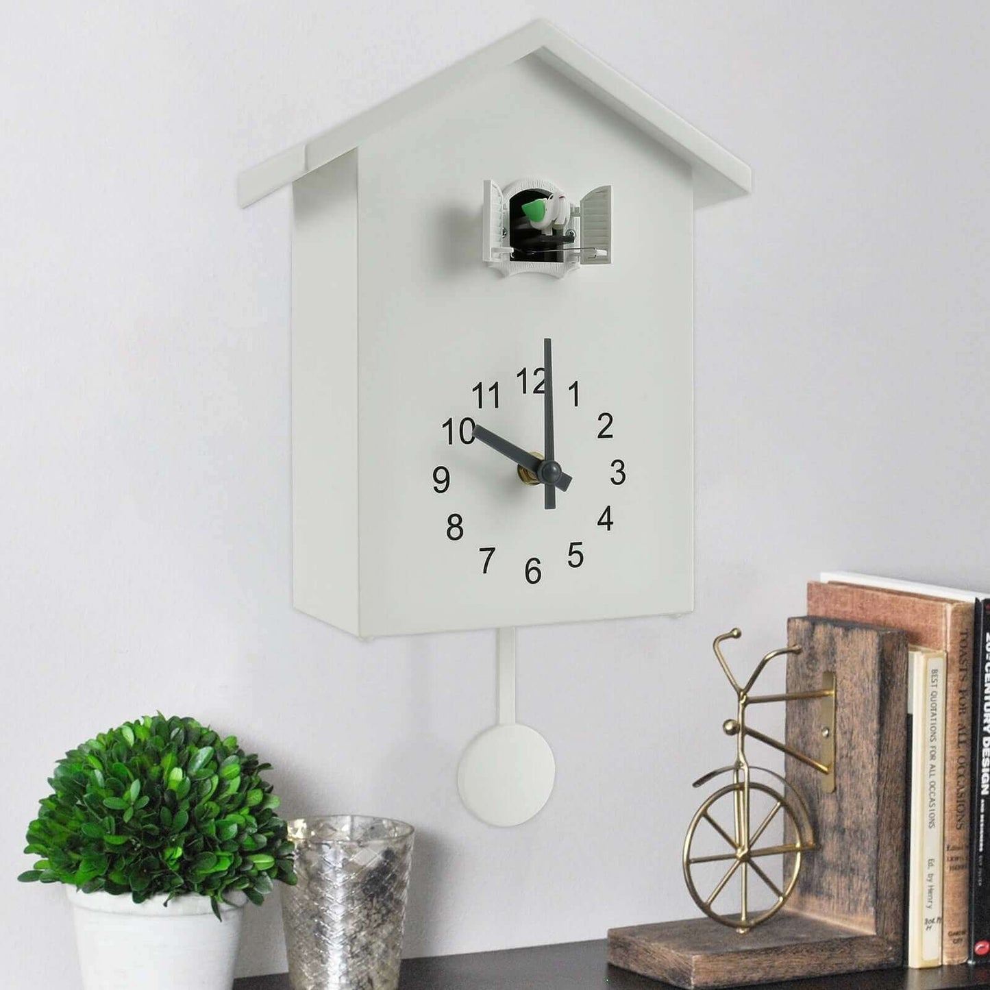 Modern Quartz Cuckoo Wall Clock