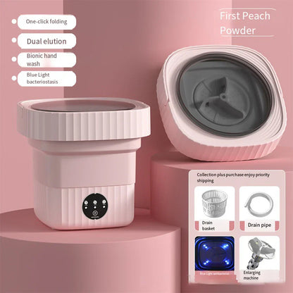 Portable Mini Folding Washing Machine for Travel