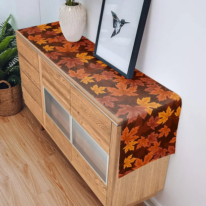 Natural Linen Fall Table Runner