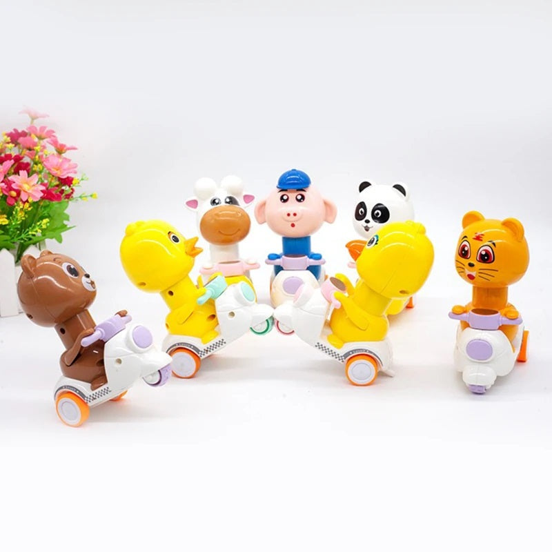Fun Motorbike Animal Toy Figures