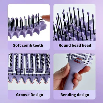 Soft Curl Hair Detangling Brush