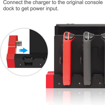 Fast Nintendo Switch Controller Charger Dock