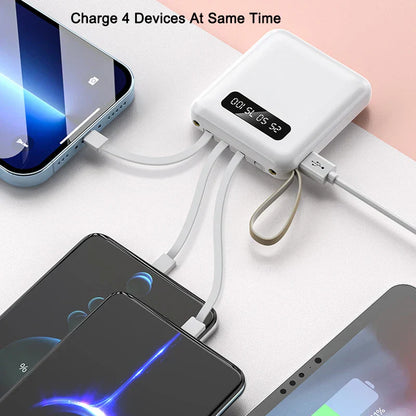 Compact Portable Charger 20000mAh Fast Charging Power Bank