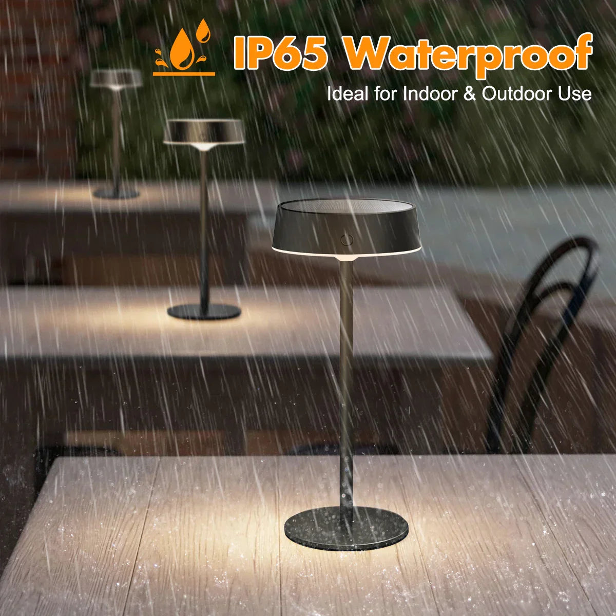 Portable Solar Powered LED Table Lamp Waterproof