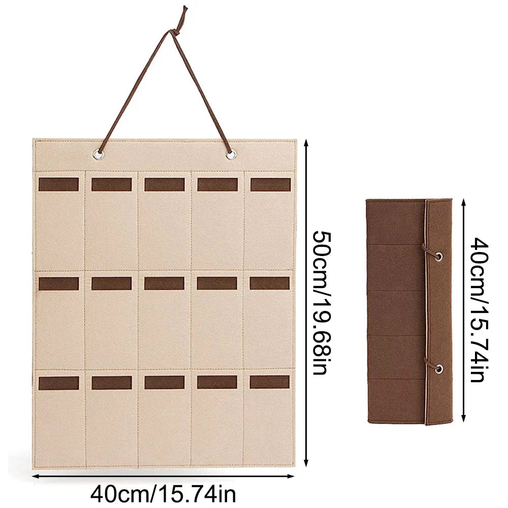Compact Foldable Sunglasses Wall Organizer