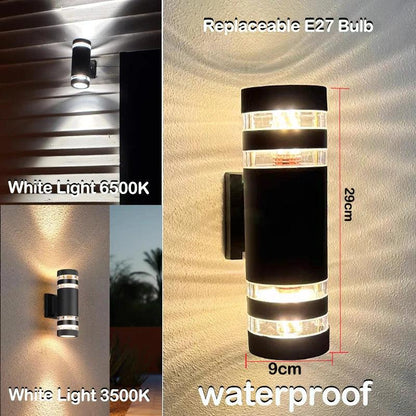 Outdoor LED Wall Light with Up Down Effect IP65 Waterproof