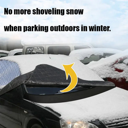Winter Car Windshield Snow Cover with Quick Fit Design