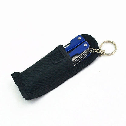 Portable 9in1 Outdoor Aluminum Multi Tool Keychain