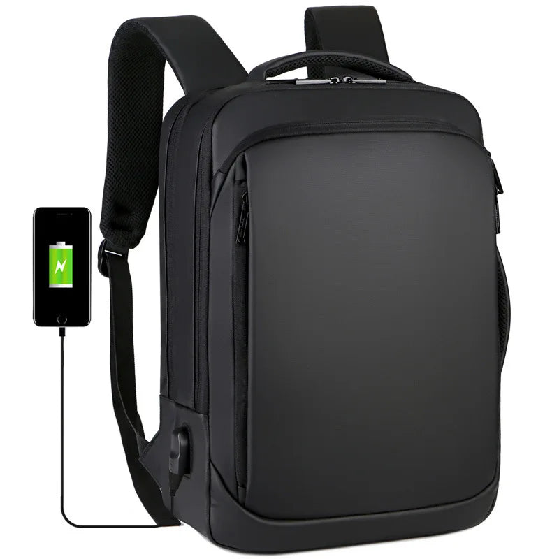 Waterproof Laptop Backpack with USB Charging Port