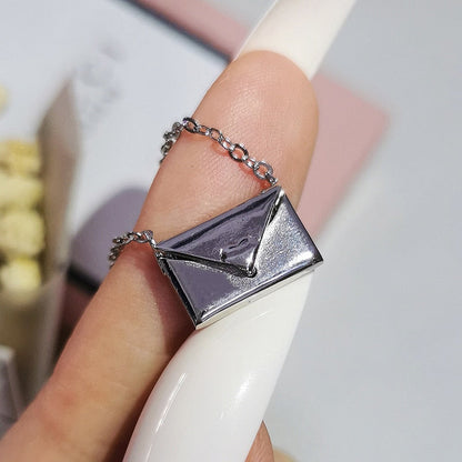 Heart Shape Love Letter Pendant Necklace
