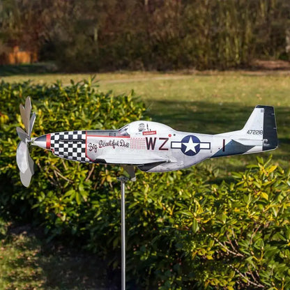 Outdoor Metal Wind Spinner Decor