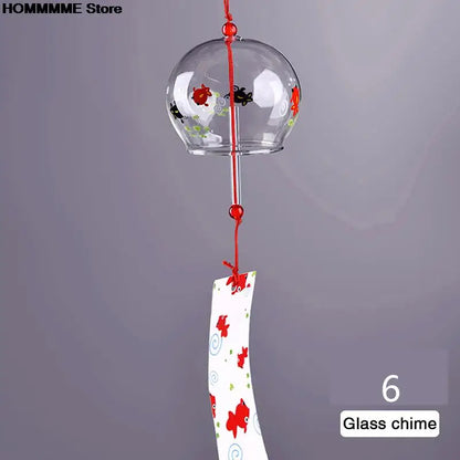 Delicate Glass Wind Chime Pendant