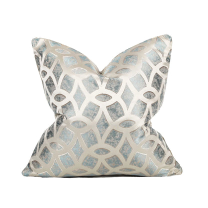 Soft Decorative Pillowcase with Geometric Pattern