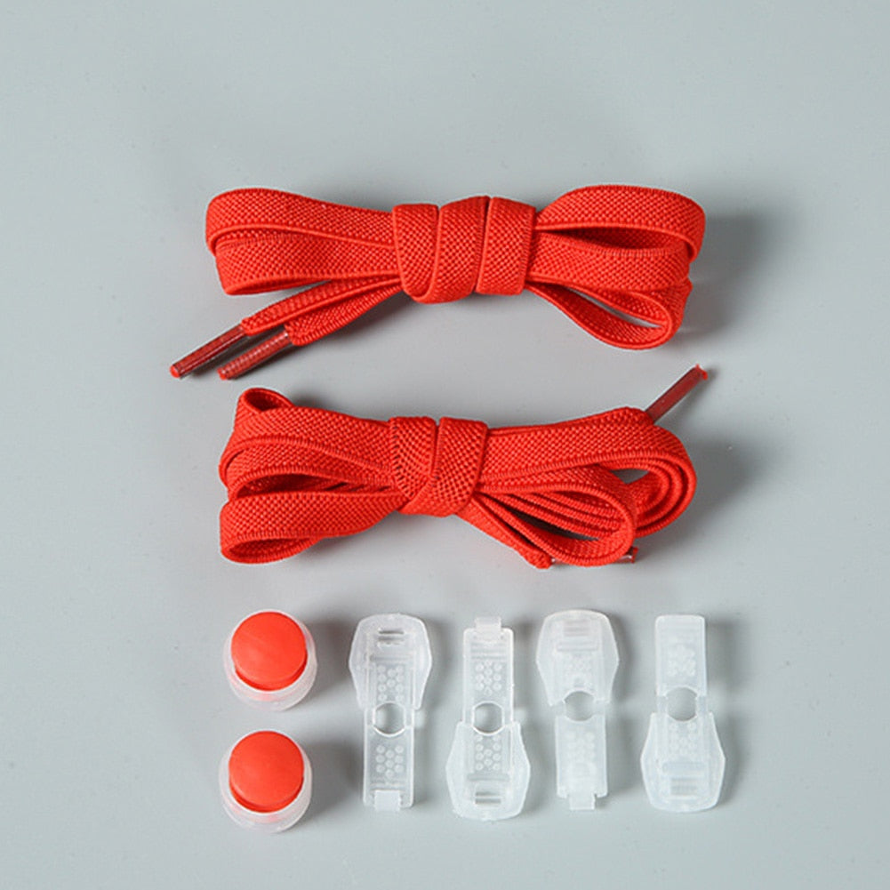 Easy Fit No Tie Elastic Shoe Laces Lock