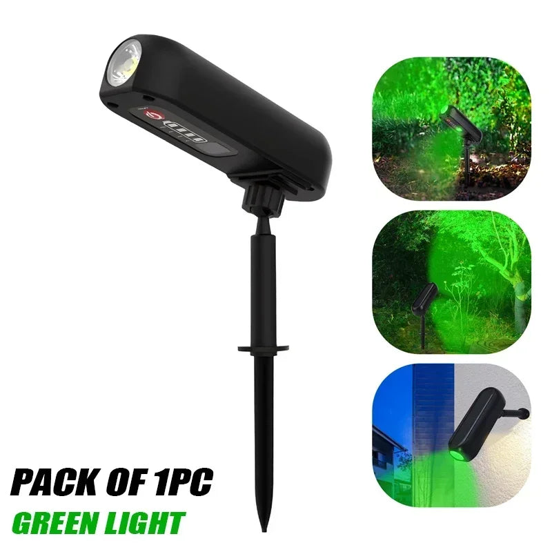 Solar Powered Outdoor Spotlight LED Light