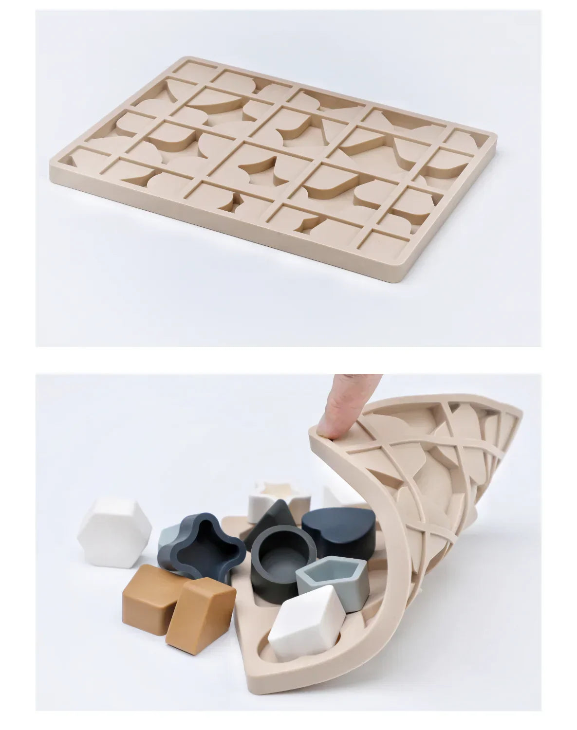 Fun Learning Silicone Shape Puzzle Toy