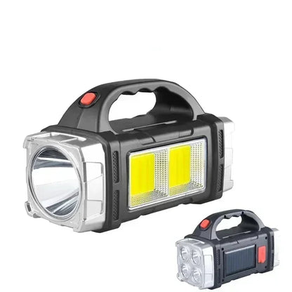 Portable Solar Charger with LED Light