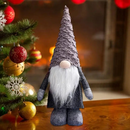 Fesara Cute Adjustable Christmas Gnome Figurines