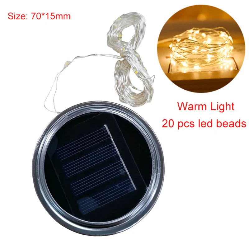 Outdoor Solar String Lights Waterproof Garden Decor - Fesara