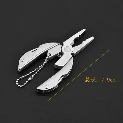 Portable Pocket Multitool with Pliers and Knife