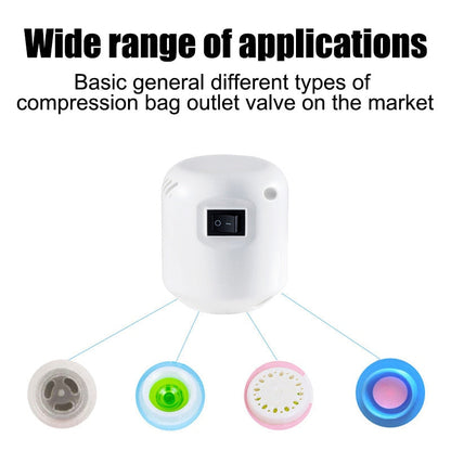 Compact Storage Bag with Vacuum Sealer Pump