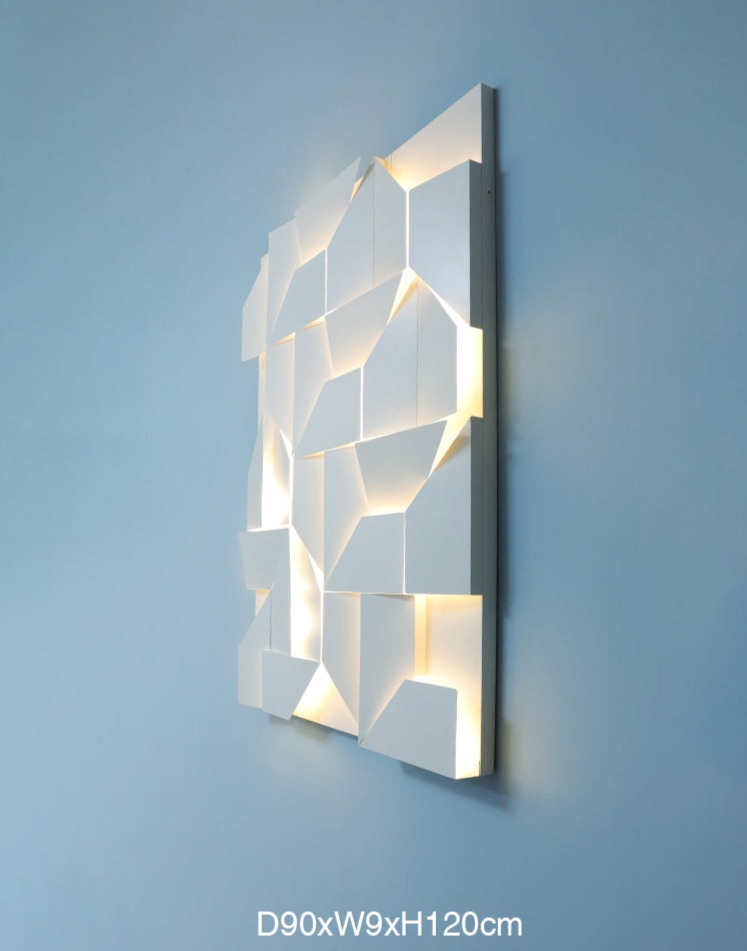 Modern 3D Wall Light with Amazing Visual Effects