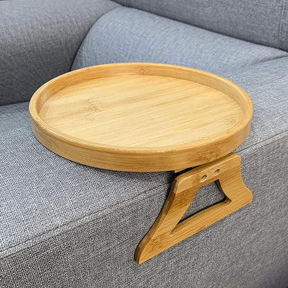 Fesara | Wooden Sofa Arm Table Tray