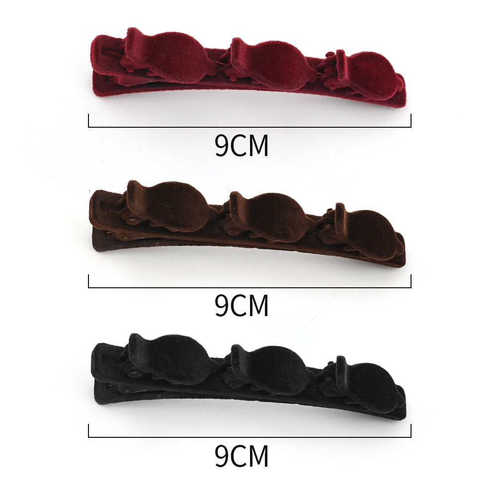 Easy Braid 3-Layer Hair Clip Clamp Pins