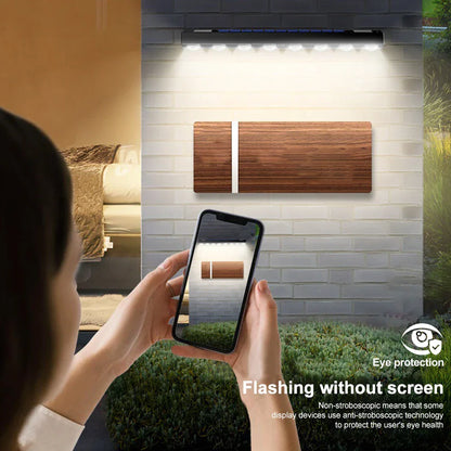 Solar Powered Outdoor LED Garden Lights 4-Pack