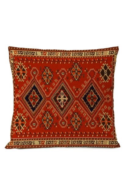 Colorful Global Print Pillow Cover