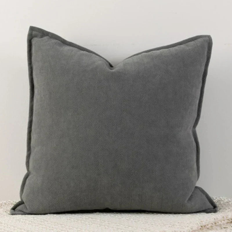 Soft Chenille Cushion Cover for Modern Home Decor