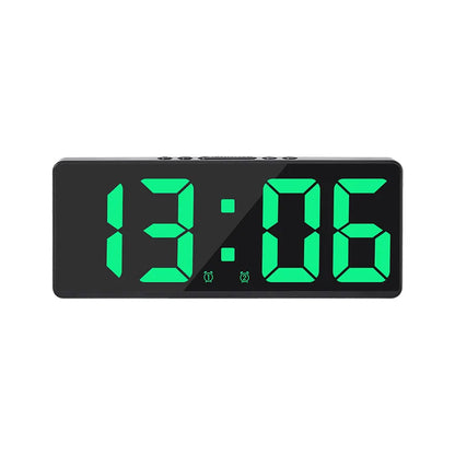 Compact LED Alarm Clock with Night Mode