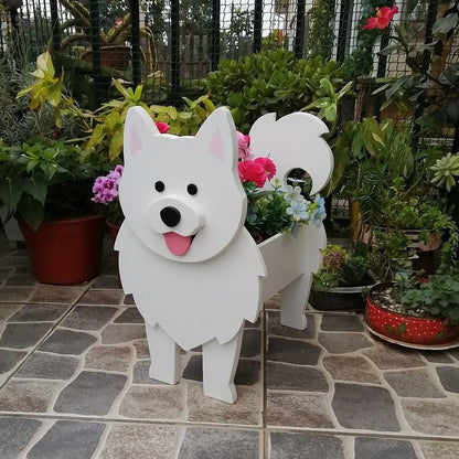 Variant image for Dog-Themed Flowerpot – Durable Decorative Planter for Dog Lovers in Various Sizes – Indoor/Outdoor Use-15