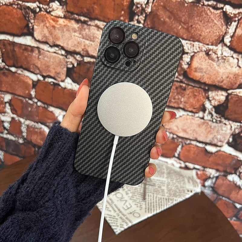 Strong Carbon Fiber iPhone Phone Case - Fesara