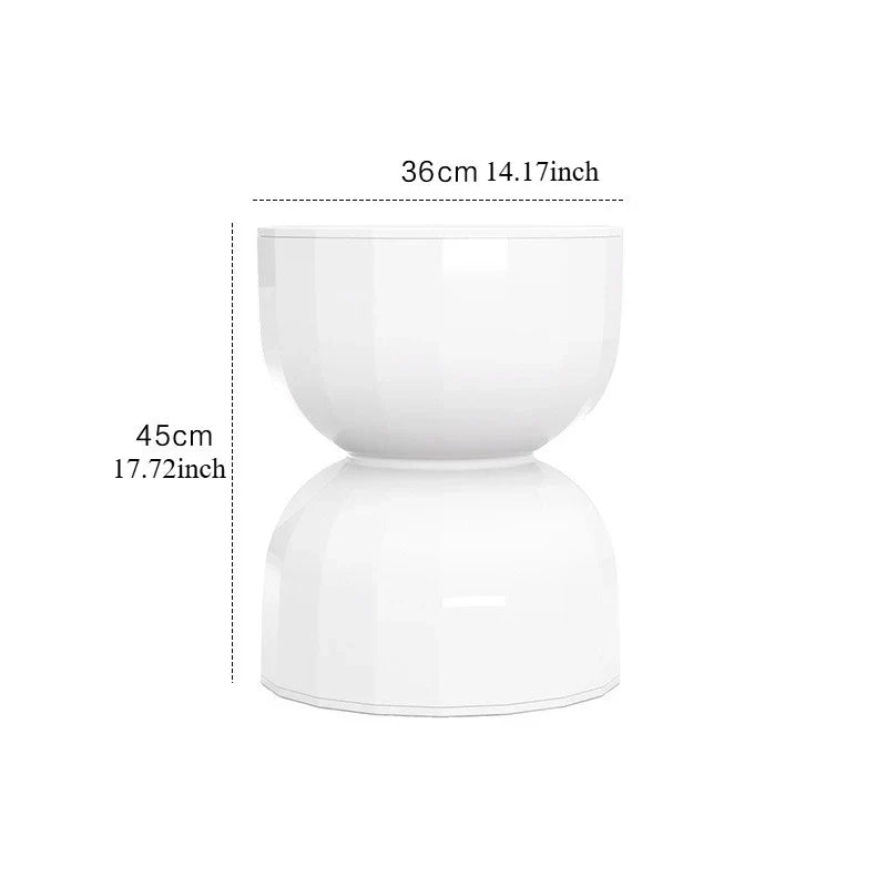 Modern Hourglass End Table with Unique Style - Fesara