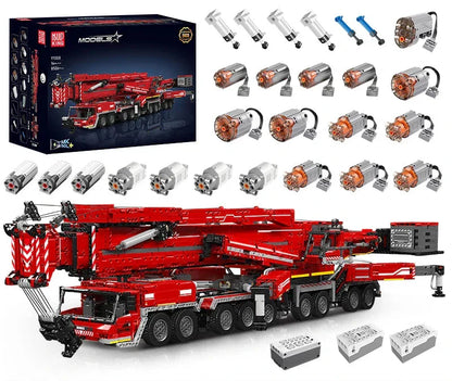 Ultimate Motorized Construction Truck Toy - 1700pc Set