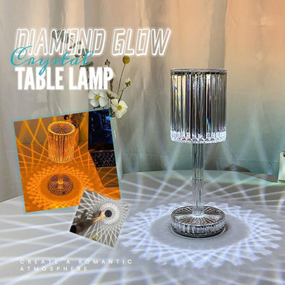 Luxury Crystal Glass Bedside Table Lamp