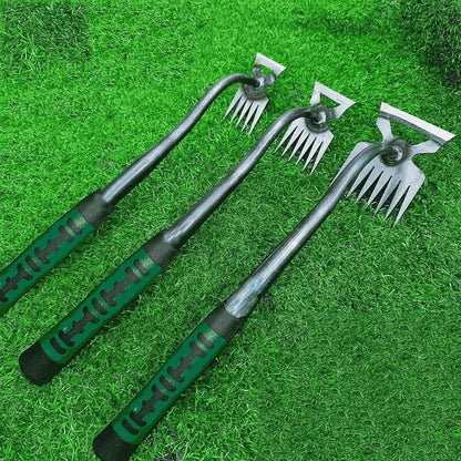 Heavy Duty Garden Rake with Strong Steel Tines