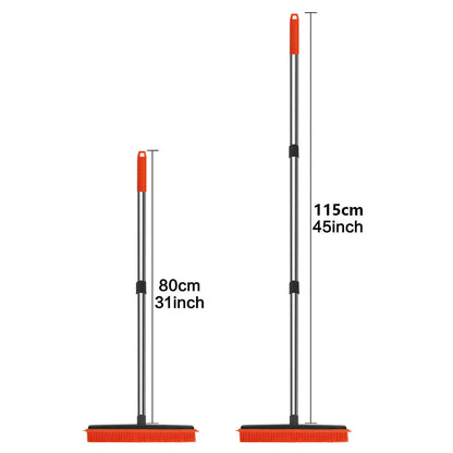 Soft Pet Hair Broom for Carpet & Hard Floors
