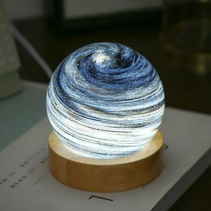 Colorful Solar LED Mini Night Lights Galaxy Decor