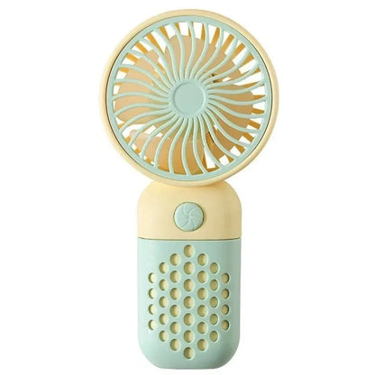 Compact Rechargeable Mini Hand Fan with Fragrance