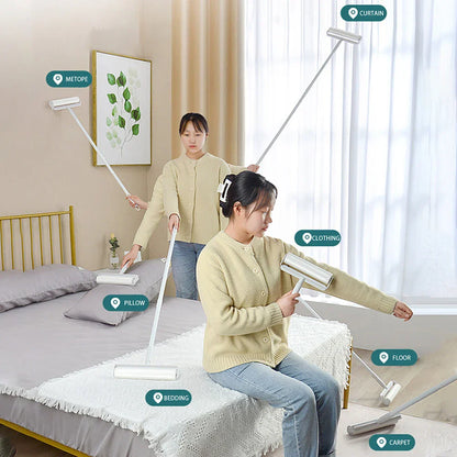 Effective Lint Roller with Extendable Handle for Pet Hair